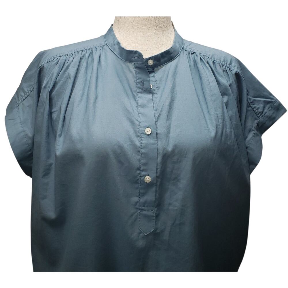 Universal Thread Periwinkle Blue Blouse XL Cap Sleeve Lightweight Cotton Top - Picture 5 of 9